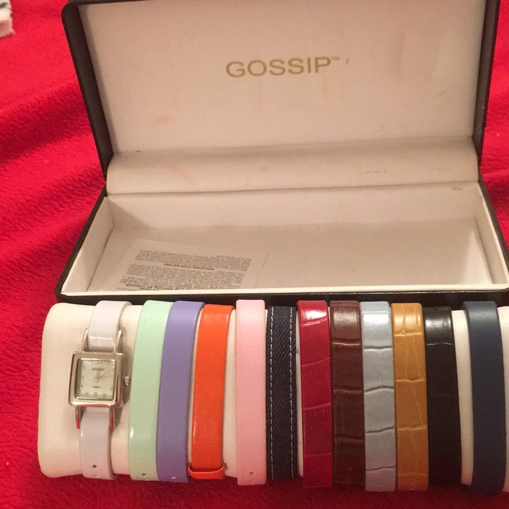 Gossip watch set w/12 bands